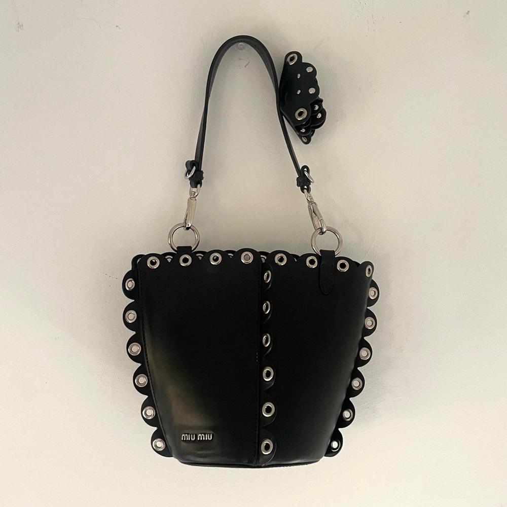 Miu Miu Scalloped Bucket Bag
